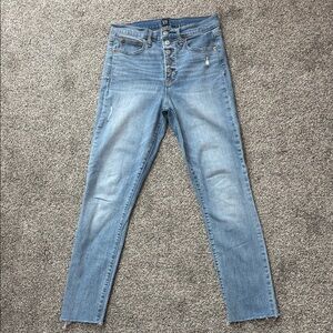 Women's Gap Button Fly True Skinny Jeans